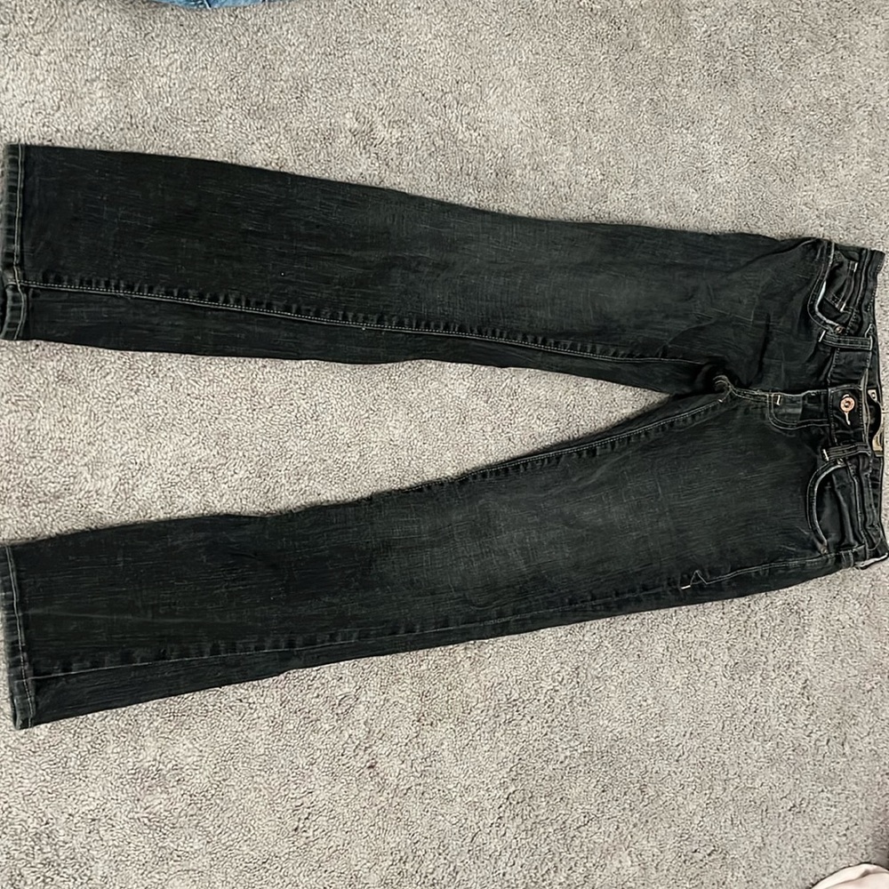 old navy denim ultra low waist boot-cut